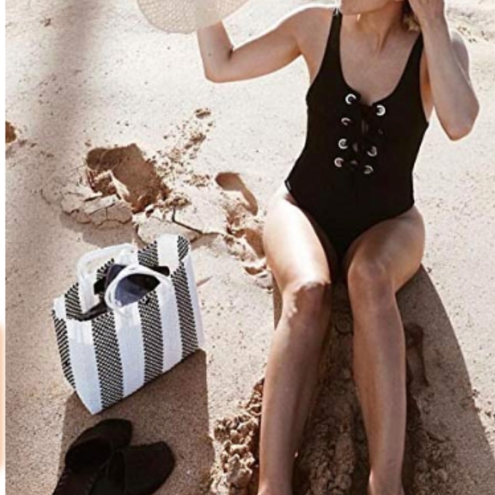 Mara-Hoffman Inspired Gromet One Piece